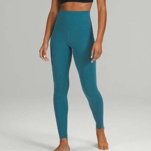 Lululemon Align Size 6 Teal/Turquoise High-Rise Leggings 7/8 Length